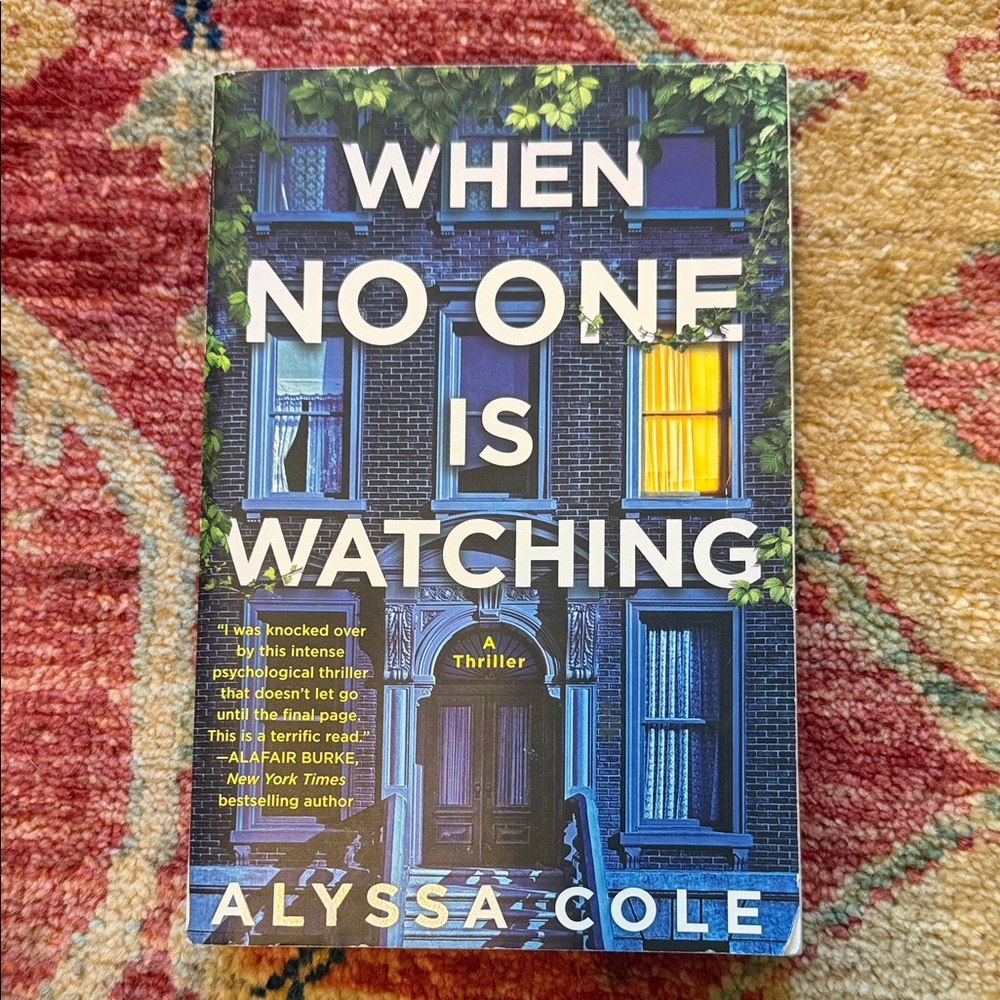 Alyssa Nicole When No One Is Watching – Blue and Yellow Cover